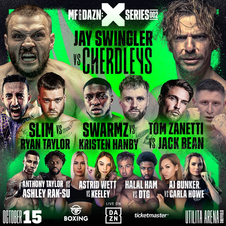 DAZN and MISFITS BOXING ANNOUNCE X SERIES 002