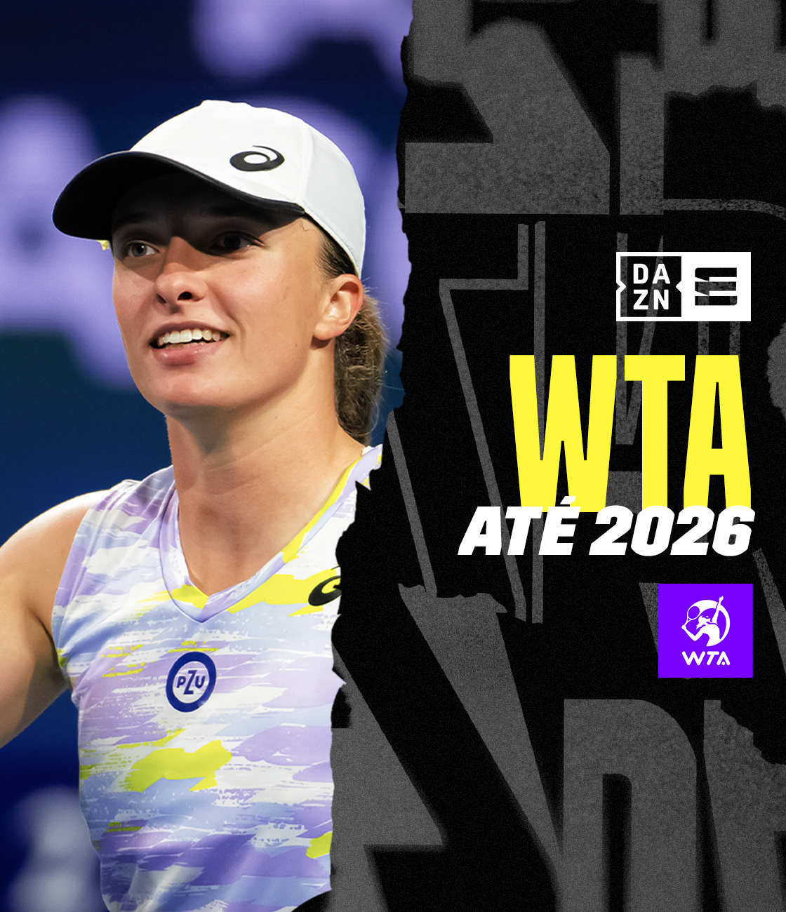 WTA ATÉ 2026 CIRCUITO MUNDIAL DE TÉNIS FEMININO CONTINUA NA DAZN POR