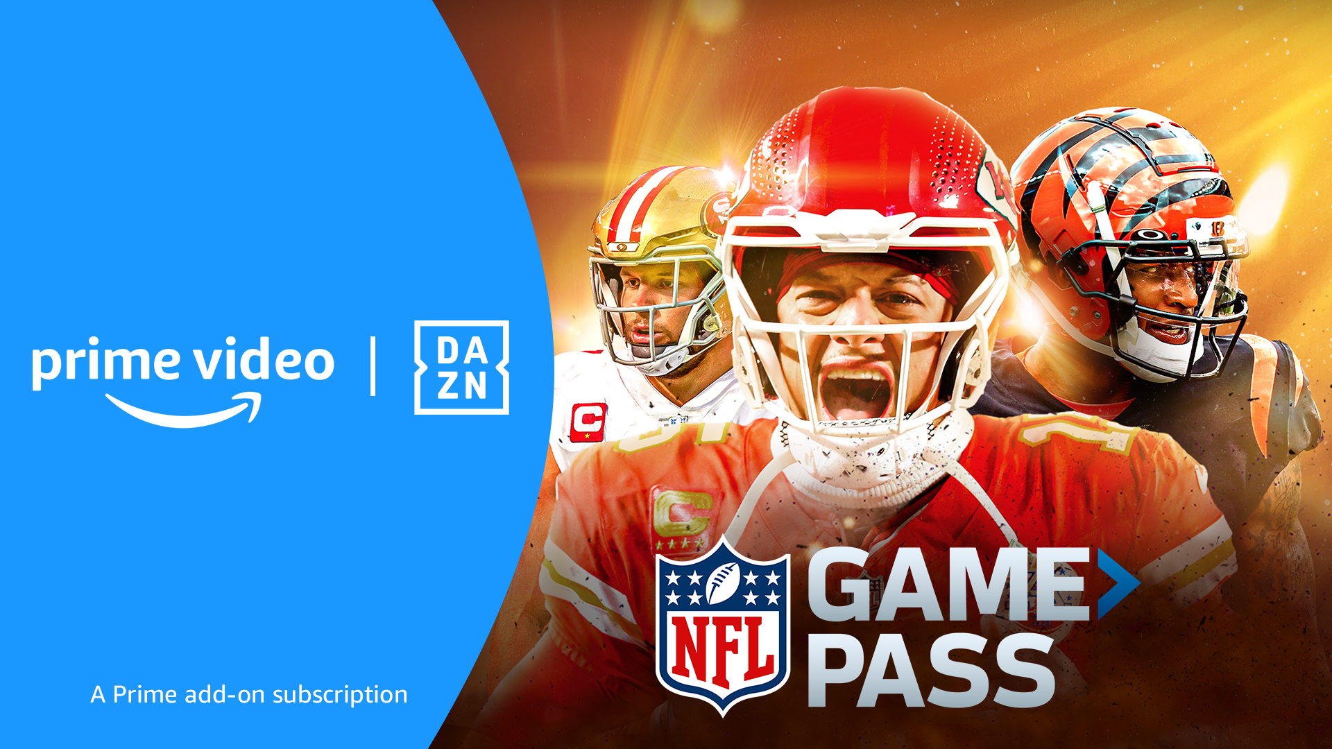 NFL Game Pass introduces Prime Video additional subscription via DAZN